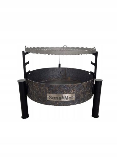  Gartenfeuerstelle XL Grill + verstellbarer Rost S7Ł