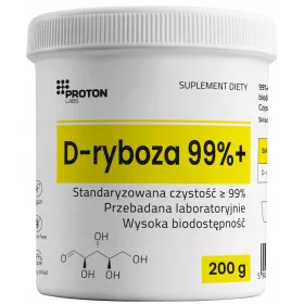   D-Ribose Pulver 200g von Proton Labs - Hochreine Qualität mit Gratis Messlöffel