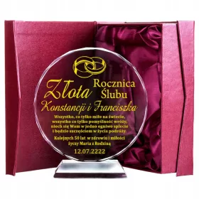    Geschenk zum Hochzeitstag 1–99, goldenes Jubiläum, Hochzeit der Großeltern, Eltern
