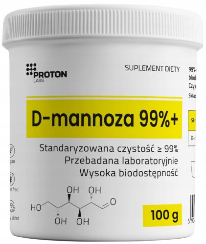 D-Mannose Pulver 100 g von Proton Labs - Mit Gratis Messlöffel