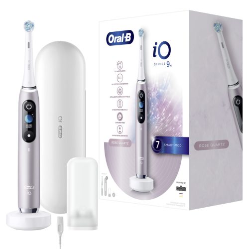  Oral-B iO Series 9 Pink Rose Quartz Magnetische elektrische Zahnbürste