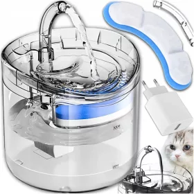  Verk Group Tränke mit Brunnen, Kunststoff, 1800 ml