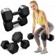  Hanteln Übungsgewichte Set 2x8kg Trex Sport