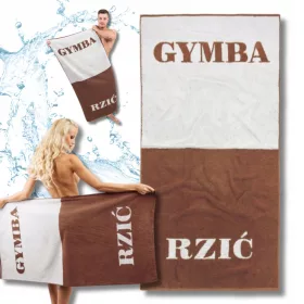   GYMBA RZIĆ TOWEL lustiges Geschenk für einen Mann, einen schlesischen Ehemann, 18-99 Geburtstag