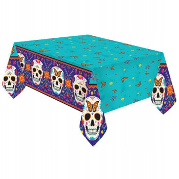  Amscan Totenkopf-Tischdecke 1 Stk.