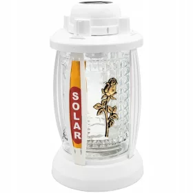  Solarkerze für Grab, Solarlaterne, Schrein, 25 cm