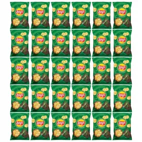   Lay's Chips mit grüner Zwiebelgeschmack, 30er Pack (40g) - Perfekt für jede Gelegenheit