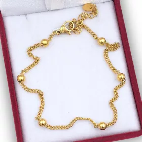  BEIN-ARMBAND CHIRURGENSTAHL 23 cm + 3 cm KUGELN KNÖCHEL