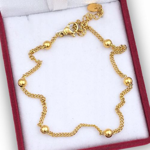  BEIN-ARMBAND CHIRURGENSTAHL 23 cm + 3 cm KUGELN KNÖCHEL