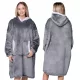  OVERSIZE DECKE SWEATSHIRT WARM 2IN1 DICK XXL PELZDECKE DECKE GEBURTSTAG GESCHENK