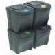  Prosperplast Abfallbehälter 4 x 25 l, grau