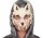 Gruselige Katzenschädelmaske für Halloween-Gesicht