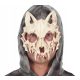  Gruselige Katzenschädelmaske für Halloween-Gesicht