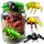  GUMMI-INSEKTEN, GROSSE FIGUREN, SPINNE, BIENENSPIELZEUG FÜR KINDER, 5ER-SET