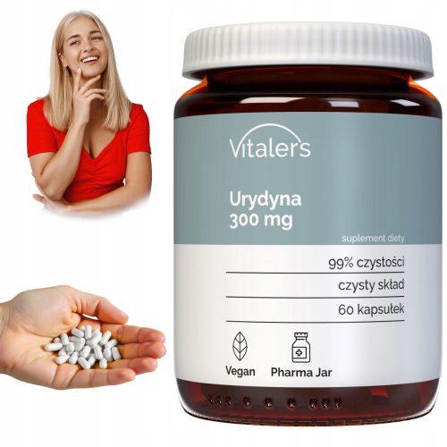 Vitaler's Uridin 300 mg - 60 Kapseln zur Förderung des Nervensystems
