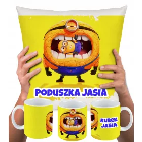    SET KISSENBECHER DEC DRU MIIONONS MINIONS GEBURTSTAG GESCHENK + NAME