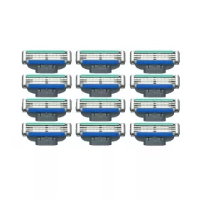  By Razor Mach3 Rasiereinsätze, 12 Stück, grau