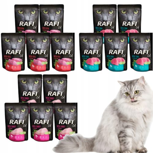  Rafi Cat Nassfutter, Geschmacksmischung, 6 kg