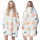  DECKEN-SWEATSHIRT Oversize 2in1 DECKEN-SWEATSHIRT XXL Muster KATZEN Geburtstagsgeschenk Weihnachten
