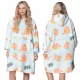  DECKEN-SWEATSHIRT Oversize 2in1 DECKEN-SWEATSHIRT XXL Muster KATZEN Geburtstagsgeschenk Weihnachten