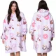  Decken-Sweatshirt, Übergröße, Decken-Sweatshirt, XXL-Muster, Kaffee und Donut, Geschenk, Geburtstag, Feiertage