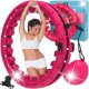  Hula Hoop mit Noppen MSport 120 cm rosa