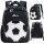 Schulrucksack Fußball - Weißer Fußball-Design für Jungen