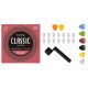  KLASSISCHE GITARRENSAITEN MIT ERSATZ-D4-SAITE + KURBEL + PICKS + KOSTENLOSE GESCHENKE