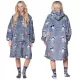 DECKEN-SWEATSHIRT Übergroßes, warmes, dickes DECKEN-SWEATSHIRT 2in1 XXL RACODS + SOCKEN Fell