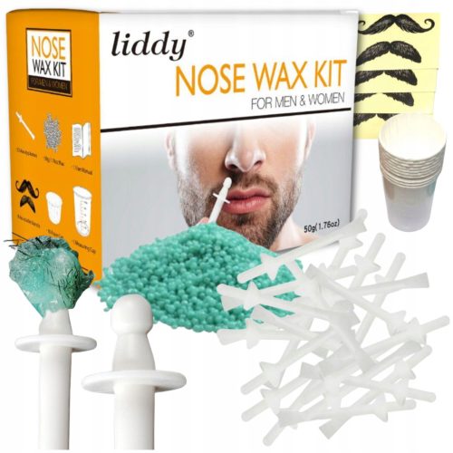  Wachs-Enthaarungsset, Wachs-Enthaarungs-Set, Nasenstäbchen, Ohren, Unisex