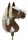  Hobbypferd A3, Pferd auf einem Stock – Western, geflickt + Geschirr + gratis
