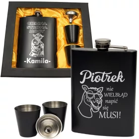    GESCHENK FÜR EINEN MANN, FREUND, GEBURTSTAG, NAME, TAG, 18, 30, 40, 50, 60, 70, Flachmann
