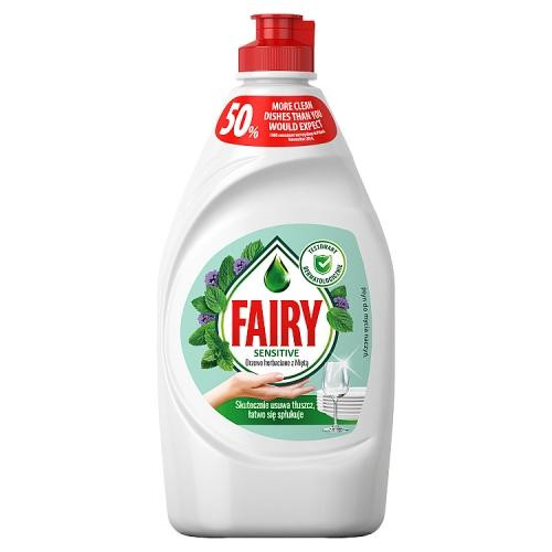  FAIRY Geschirrspülmittel mit Teebaum und Minze, 450 ml