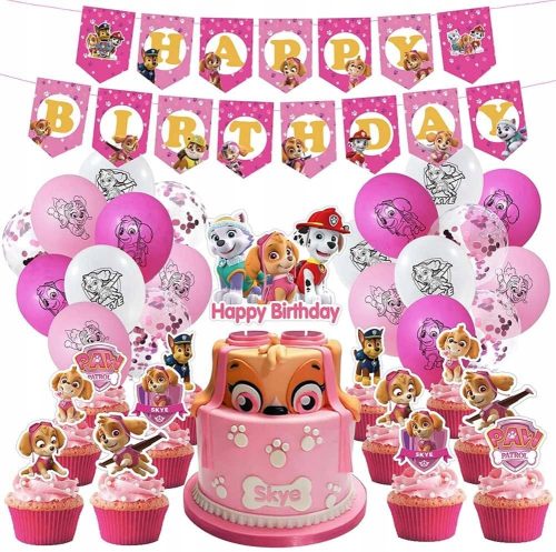  Skye Paw Patrol Geburtstagsdeko-Luftballon-Set