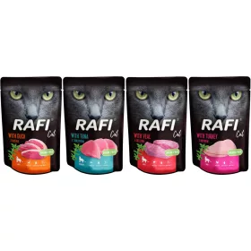  Rafi Cat Nassfutter, Geschmacksmischung, 4 kg