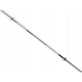    Zipro Steel Bar Straight Chrome Langhantel 150 cm 28 mm + Klemmen