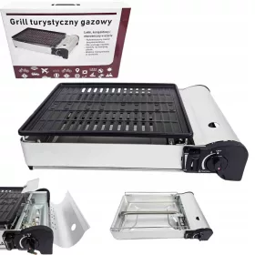  GAS-PATRONENGRILL GASHERD TOURIST TRAGBARES SET 2xGAS