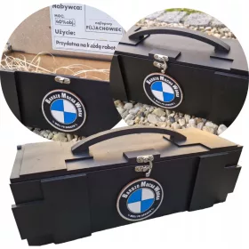    BMW BOX FÜR ALKOHOL MÄNNLICHES GESCHENK SEHR STARKER WODKA ZUM GEBURTSTAG DES MANNES
