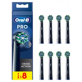  8x BRAUN ORAL-B CROSS EB50 SCHWARZE KOPFSPITZEN