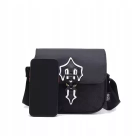  Schwarze Oxford-Umhängetasche