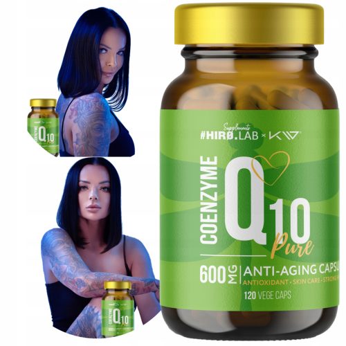 Hiro.Lab x Kamila Wybrańczyk Coenzym Q10 600mg 120 Kapseln – Antioxidant für Energie und Vitalität