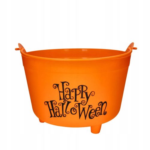  Fiestas Guirca Happy Halloween Süßigkeiteneimer 30 cm orange