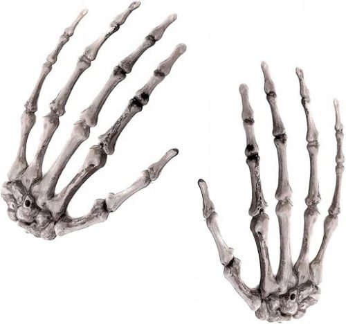  2 Stück Halloween-Skelett-Horror-Handknochen-Dekoration