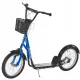  Kinderroller mit Bremse, Korb, verstellbar, blau
