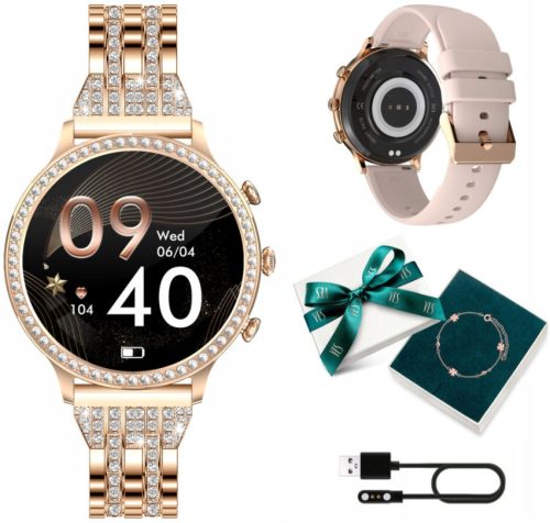  Smartwatch Manta Smartwatch DIAMOND LUSSO Armband JA SWD01GD Gold