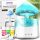  Totalstore Ultraschall-Luftbefeuchter, Luftbefeuchter, Pilzlampen-Diffusor, Geschenk, 0,45 l, Weiß