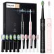  2x Schallzahnbürste – Schallzahnbürste für Paare Set + TIPPS