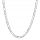  Herren 925 Silber Figarokette 60 cm Geburtstagsgeschenk 18 20 30