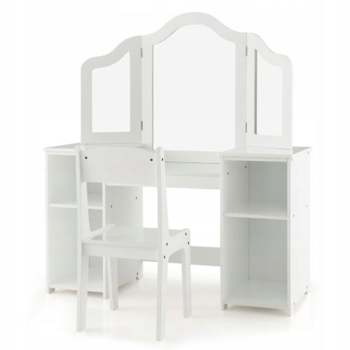  2in1 Kinder-Schminktisch mit Spiegel + Stuhl