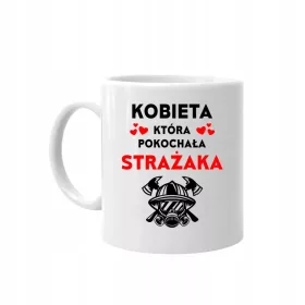    Eine Frau, die ein Feuerwehrmann-TASSE-GESCHENK FÜR DIE FRAU DES MÄDCHENS liebte